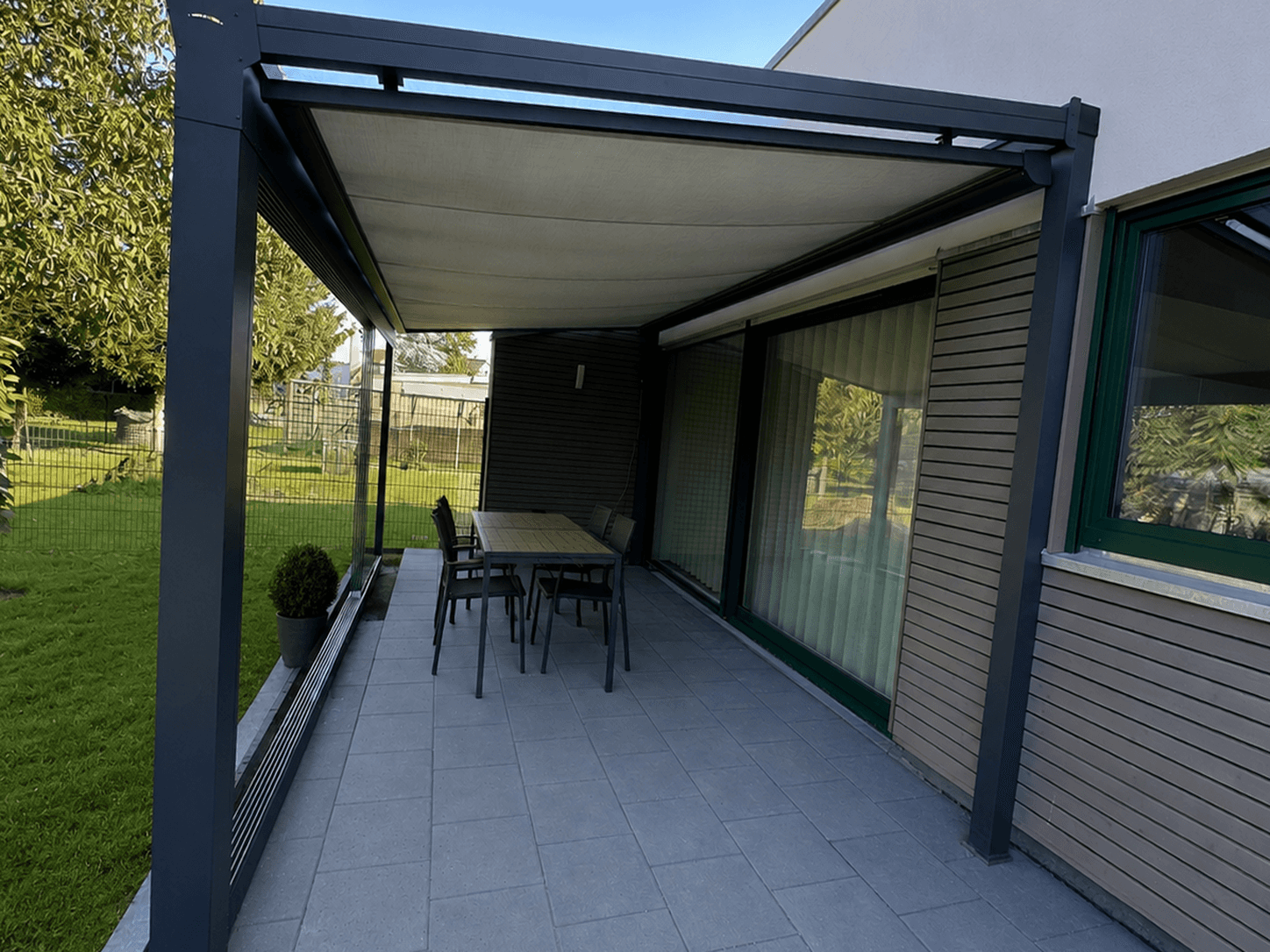 Freistehendes Terrassendach von ProMont Alu in NRW